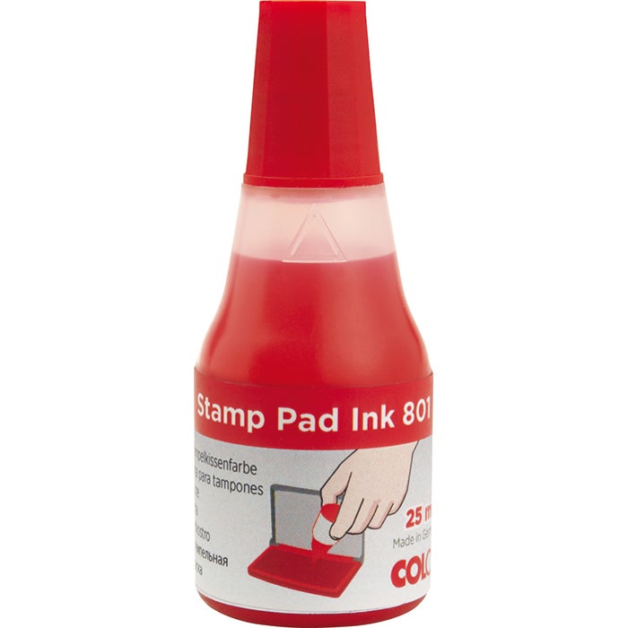 Stämpelfärg Kvalitet K 25ml Röd