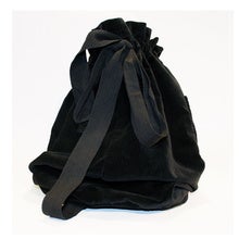 Askpåse svart sammet