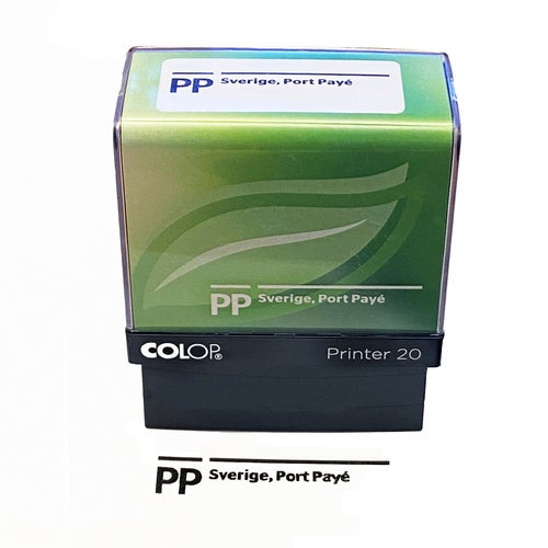 Standardstämpel "1:a Klassbrev" – Colop Printer Green Line 20/L