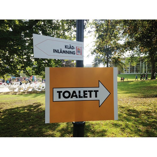 Kanalplastskylt - 3 mm - upp till 315 cm²