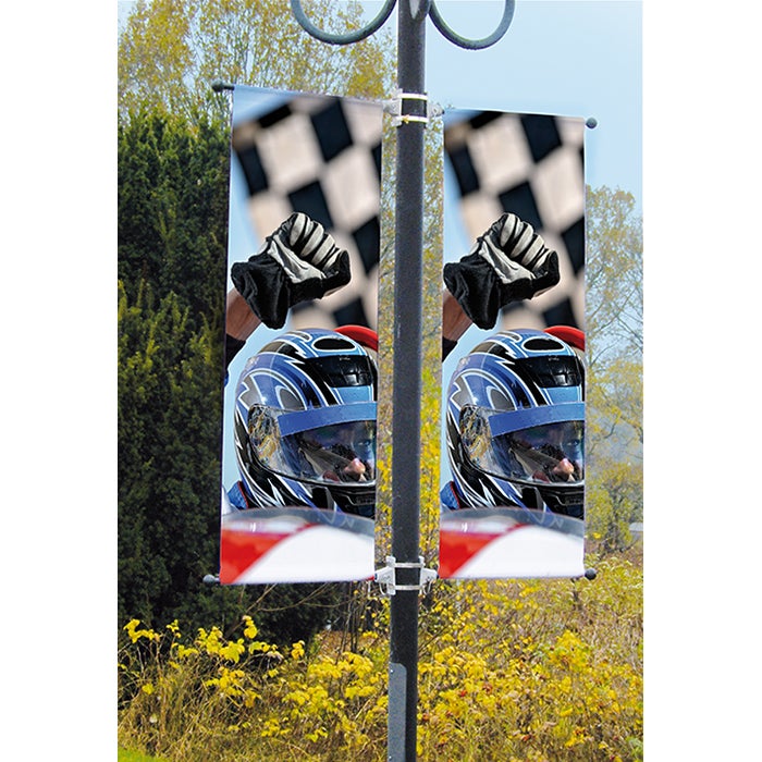 Lyktstolpshållare dubbel (4 fästen, 4 armar) 80 cm