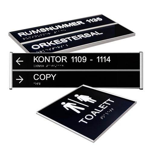 Taktil skylt Special 150x150 mm