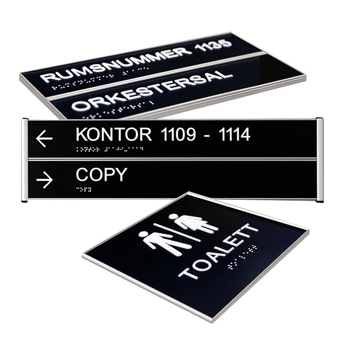 Taktil skylt Special 150x150 mm