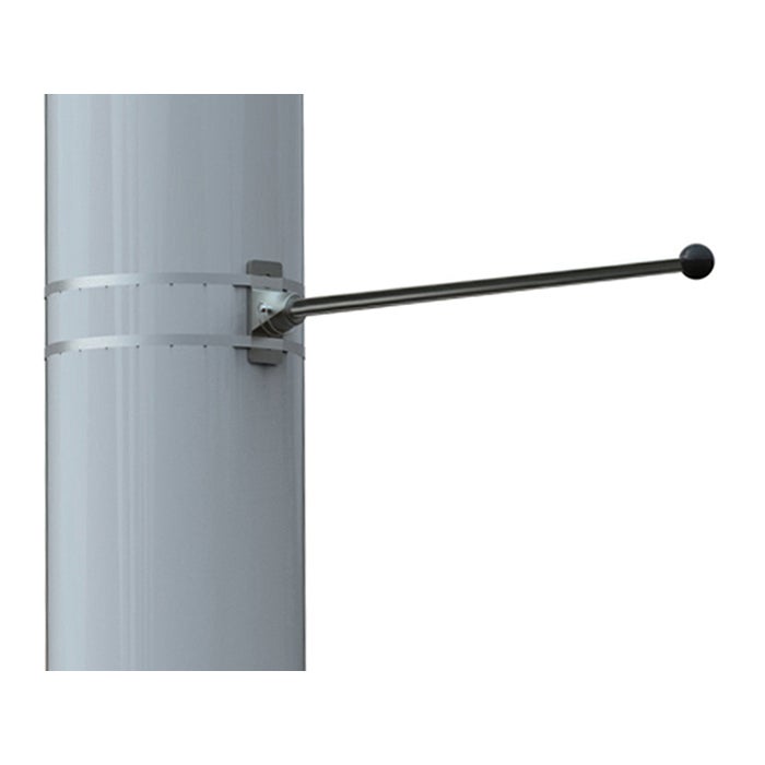 Lyktstolpshållare dubbel (4 fästen, 4 armar) 80 cm