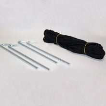 Tältpinnar och snöre (4-pack)