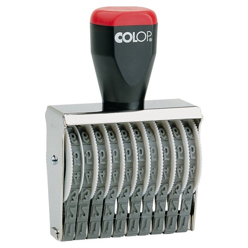 Nummerstämpel 9 mm – Colop 10-Band