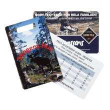 Plastkort - 54x86 mm / 0,8 mm - tryck 4+0