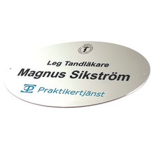 Graverade aluminiumskyltar – Exempel