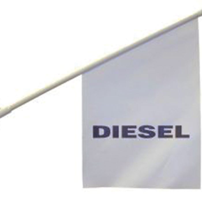 Fasadflagga 600x400 mm – PVC