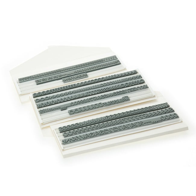 10 mm Typsats Alfabet