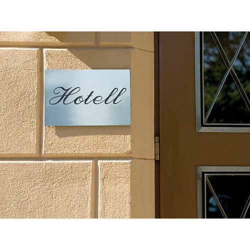 Aluminiumskylt 300x210 mm – Konvex, Slät, 1–3 färger