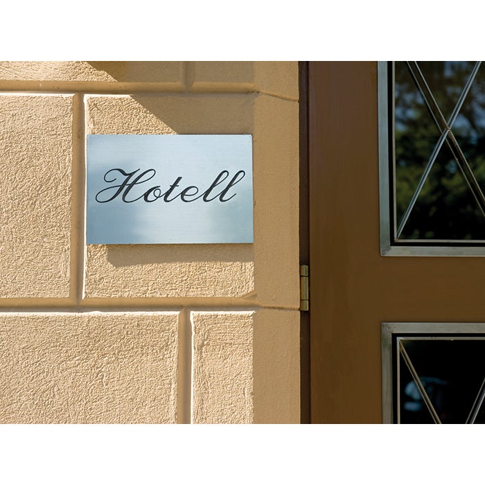 Aluminiumskylt 300x210 mm – Konvex, Slät, 1–3 färger