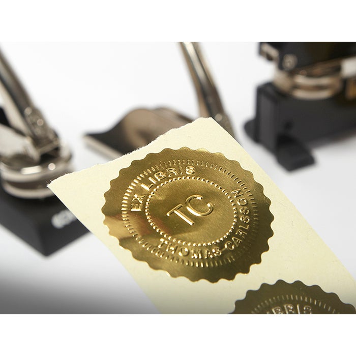 Tillbehör till Präglingspress – Guldetikett 250 st, Ø 55 mm