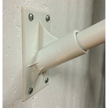 Väggfäste i plast inkl. tejp