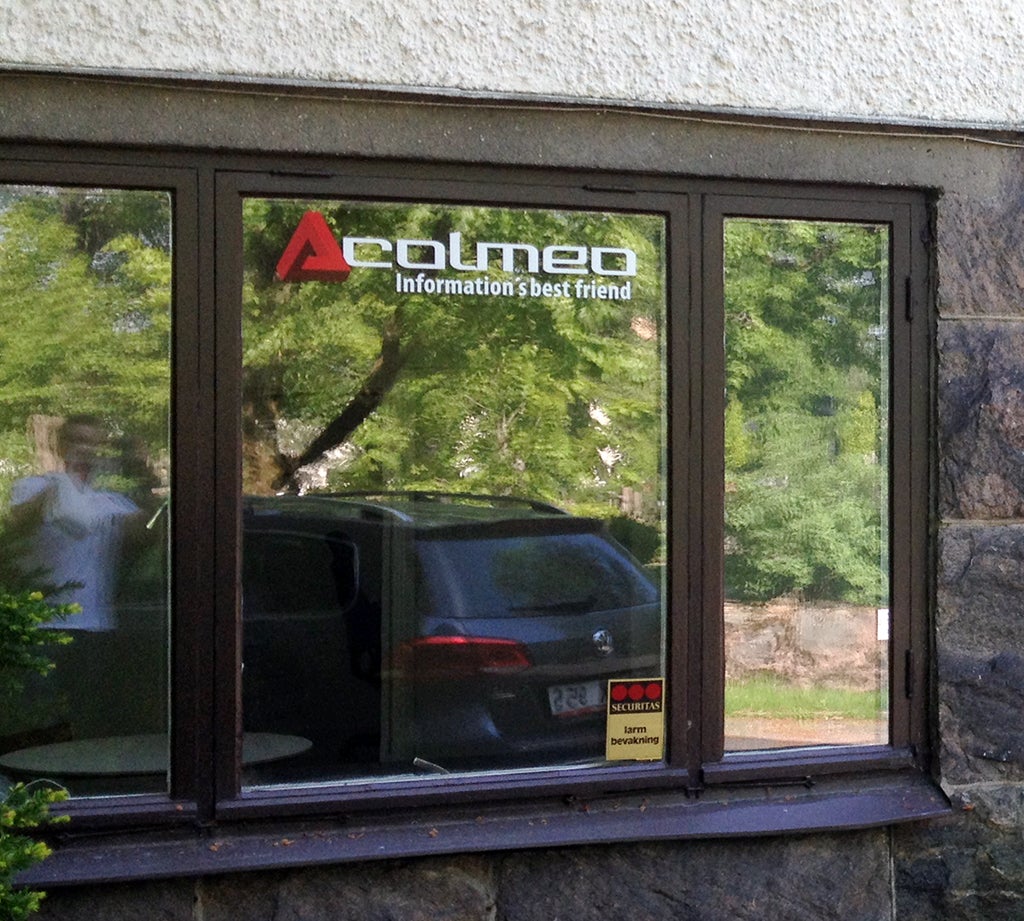 Folietexter i vinyl (inomhus & utomhus) - 4 färgtryckta (pris/löpmeter)