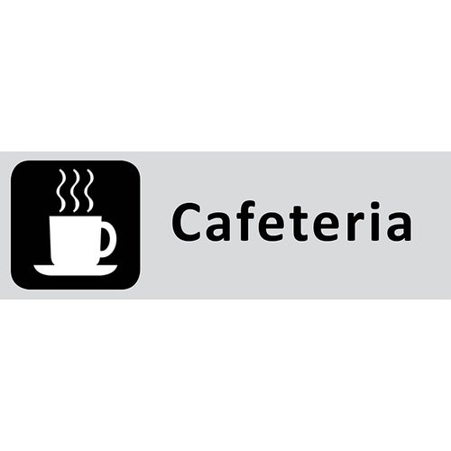 Informationsskylt Cafeteria 225x80 mm