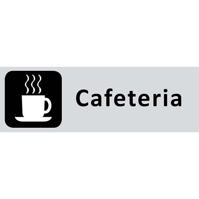 Informationsskylt Cafeteria 225x80 mm