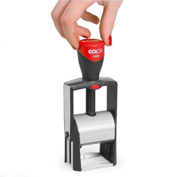Stativstämpel 58x37 mm – Colop S2600, Röd