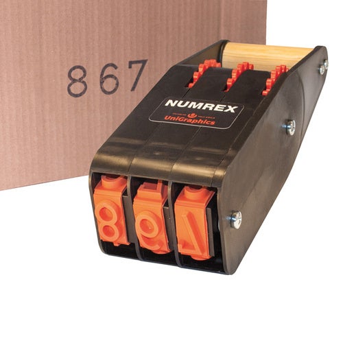 30 mm 3-bands Numrex gummibandstämpel