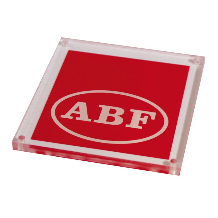 Plexiskylt 100x80 mm – UV-tryck, 10 mm