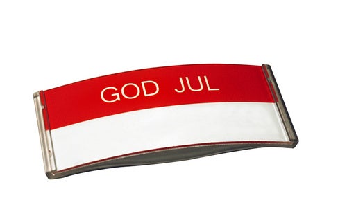 Namnbricka Atlantis "God Jul" utan logo