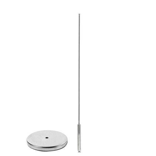 Bordstandarstång 500 mm – med metallfot