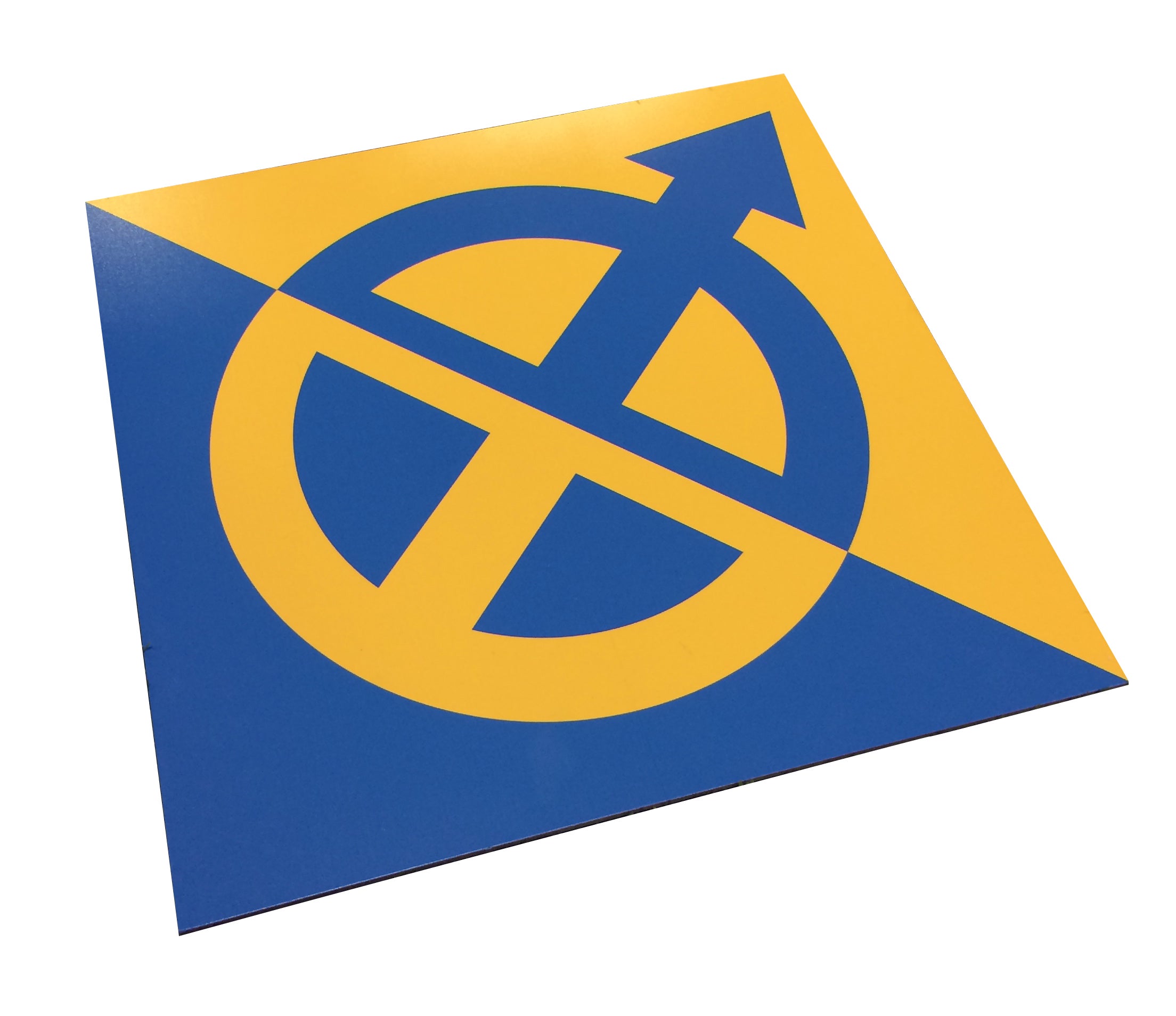 Tryckt Aluminiumskylt natureloxerad A5 1,5 mm