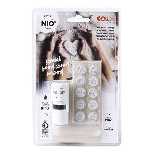 10 Köksmotiv, svart, Colop A & C Little NIO