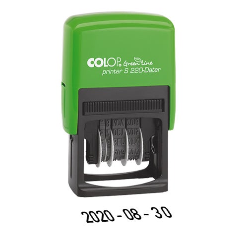 Datumstämpel 24x4 mm – Colop Printer S220 Green Line