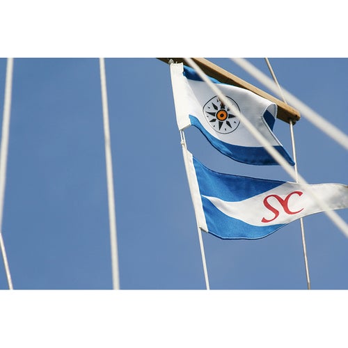 Båtvimpel - trekantig - 35x20 cm