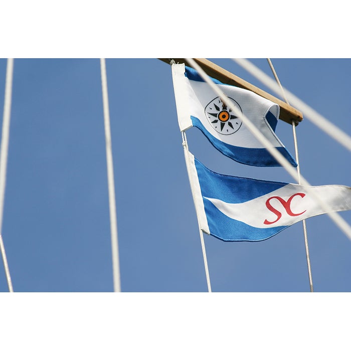 Båtvimpel - trekantig - 35x20 cm