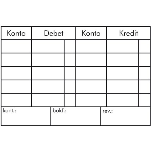 Konteringsstämpel 78x52 mm – EOS UG 3, Svart (Svenskt Arkiv)