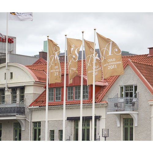 Flagga 150x300 cm stående – Digitaltryckt 115 g