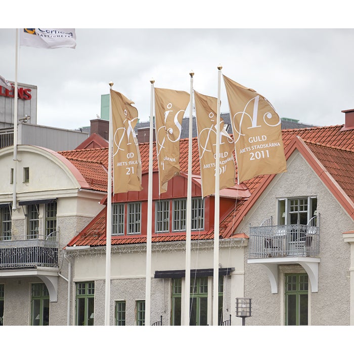 Flagga 150x300 cm stående – Digitaltryckt 115 g