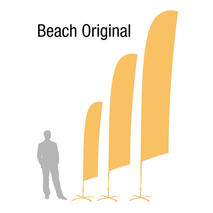 Beachflagga Original 80x440 cm