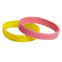 Silikonarmband - Stansad logo