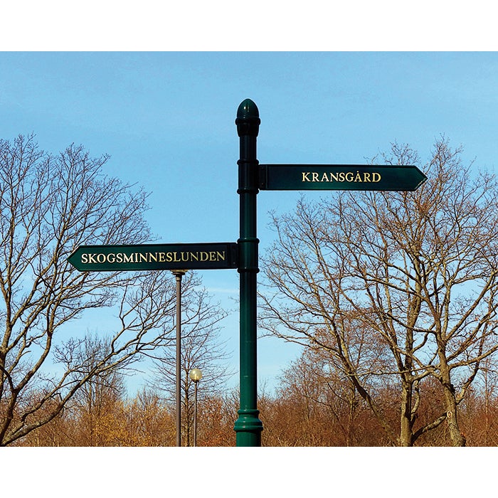 Vägvisare Original 700x130 mm – Diam. 70 mm