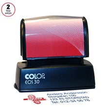 Stämpel 51x18 mm – Colop EOS 30, 2-färgad