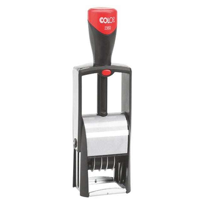 Datumstämpel 45x30 mm – Colop S2360, Svart (Svenskt Arkiv)