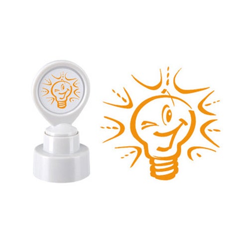 Motivationsstämpel Glödlampa