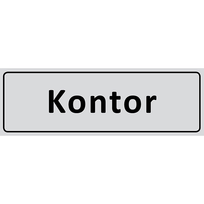 Informationsskylt Kontor 225x80 mm