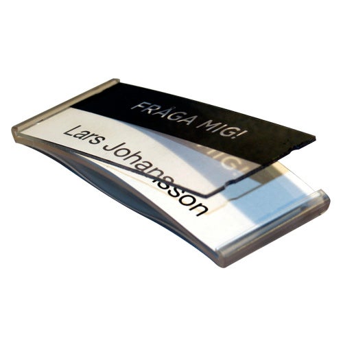 Namnbricka Atlantis svart - EXTRAPERSONAL