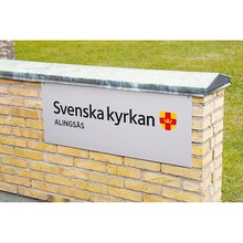 Aluminiumskylt 600x400 mm – Konvex, Slät, 1–3 färger