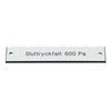 Graverad plastskylt max 150 cm² – Vit/Svart text, 1,6 mm 2-skikt