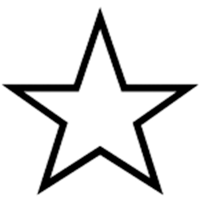 Gummistämpel "Stjärna" Standard