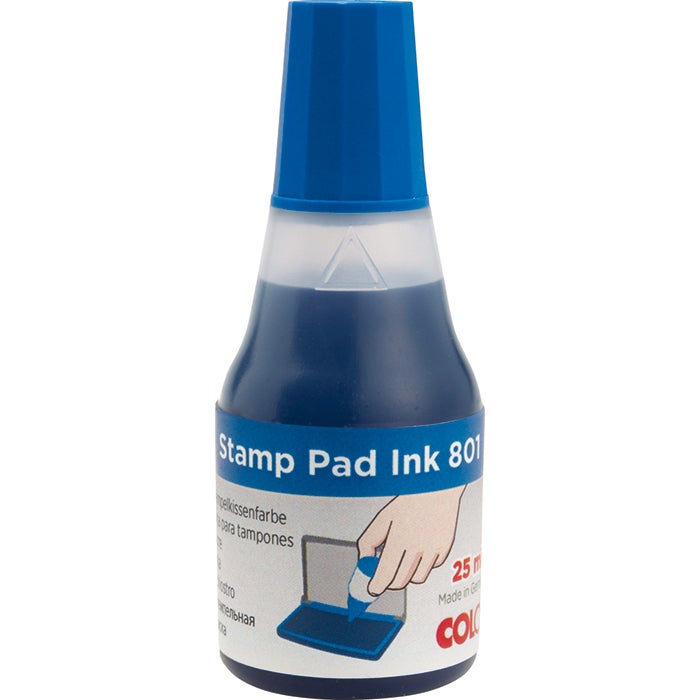 Stämpelfärg Kvalitet K 25ml Blå