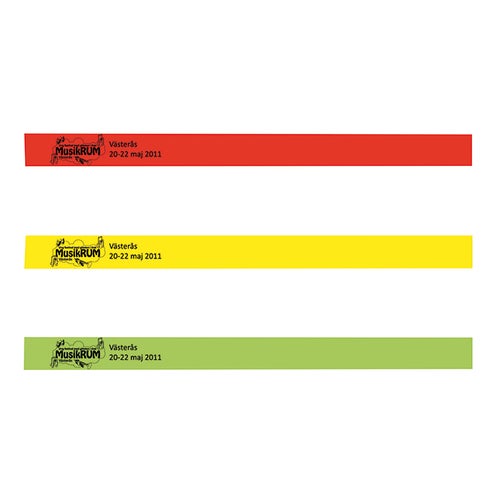 Festivalband Papper 25x250 mm