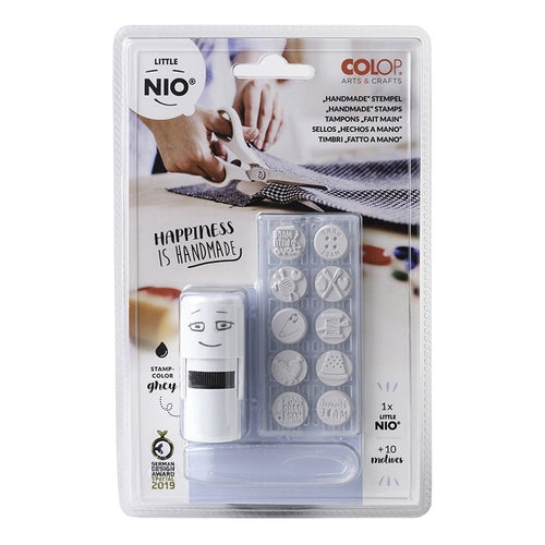 10 Handverksmotiv, svart, Colop A & C Little NIO