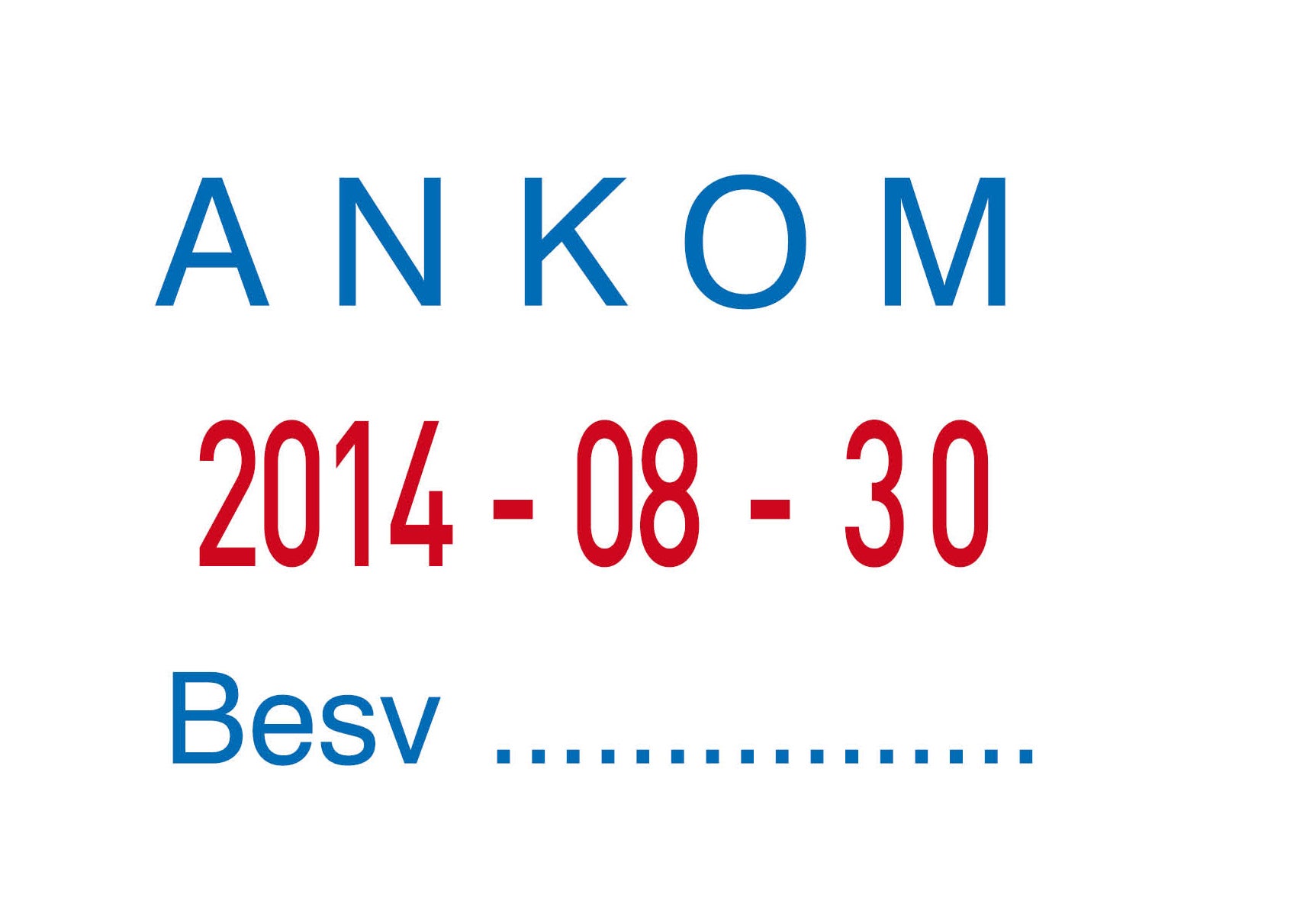 Datumstämpel 41x24 mm – Colop Stativ S2160/RL