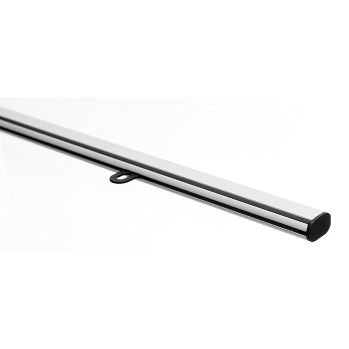 Aluminiumlist 70 cm monterad inkl öglor & ändknoppar